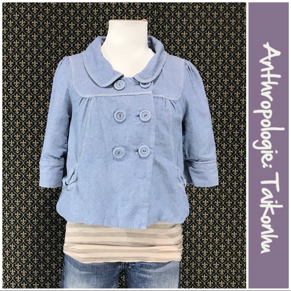 Anthro "Twilight Linen Jacket" by Taikonhu - Picture 1 of 8